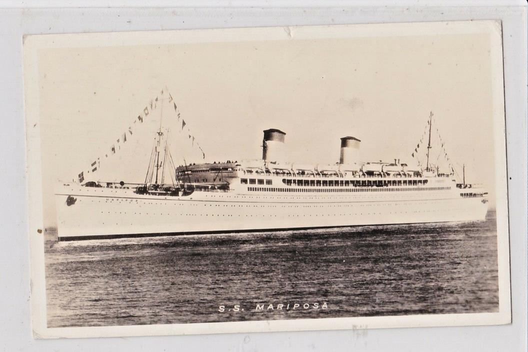 MATSON /  LINER & US NAVY TRANSPORT SS MARIPOSA