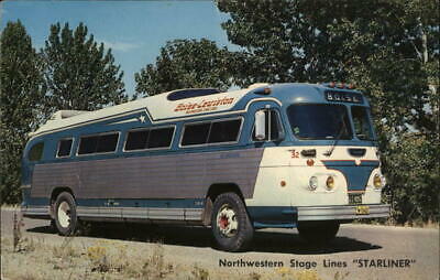 Buses Boise,ID Northwestern Stage Lines Ada County Idaho Chrome Postcard