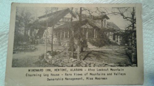 Windward Inn Mentone Alabama Atop Lookout Mountain Charming Log House rare views