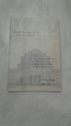 The DAUPHIN WAY BAPTIST CHURCH Mobile Al A Year Book 1950 - 1951