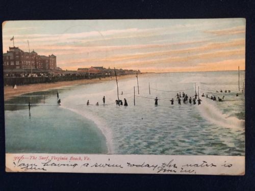 c1908 Postcard - The Surf, Virginia Beach, Va