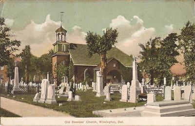 Wilmington, DELAWARE - Old Swedes' Church - 1908 - Cemetery