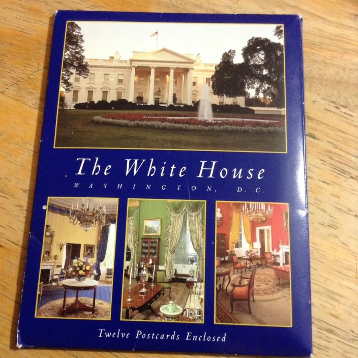 12-The White House-Postcards-6x4 1/8 Set-1996-Washington DC cards good shape