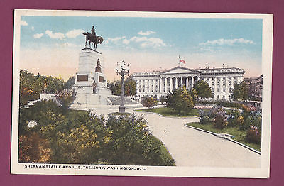 SHERMAN STATUE AND U.S. TREASURY WASHINGTON D.C. PC. 147
