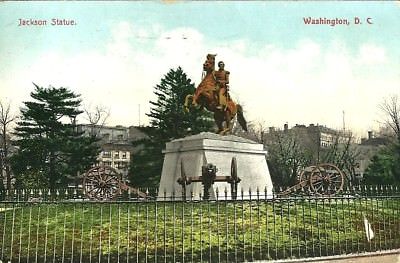 Washington, DC / Jackson Statue / Postmarked 1908 / Lot S412