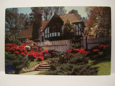 HOME OF CLEMENT S CASTLEBERRY POSTCARD AUGUSTA GA GEORGIA 1950s