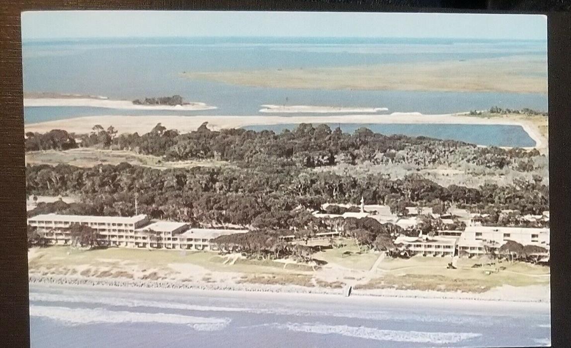 Vintage 1960's BUCCANEER MOTOR LODGE Jekyll Isl, GA UnPosted Postcard