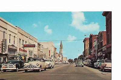 DOWN TOWN BUSINESS SECTION, PATTERSON ST.,VALDOSTA, GEORGIA, 1960'S, OLD CARS.