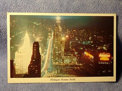 Vintage Postcard Michigan Avenue North, Chicago, Ill.