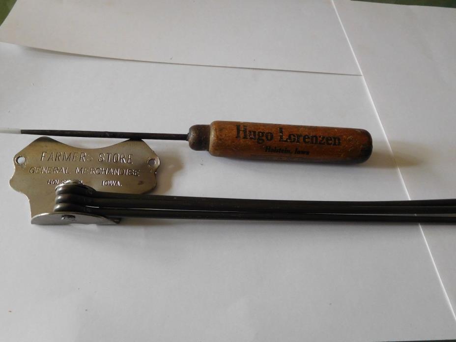 HOLSTEIN, IOWA--FARMERS GENERAL MERCHANDISE-OLD TOWEL BAR--HUGO ORENZEN-ICE PICK