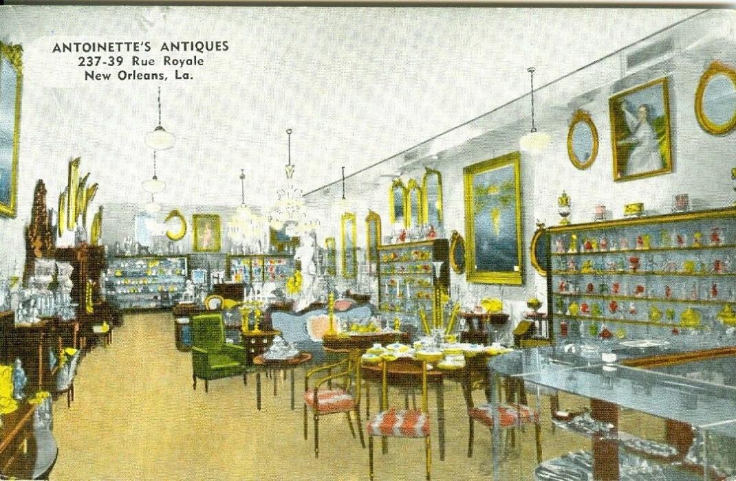 New Orleans LA Antoinette's Antiques 237-39 Rue Royal