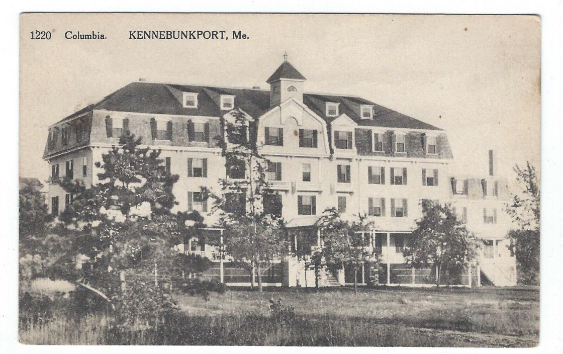 The Columbia, Kennebunkport, Maine Vintage Postcard