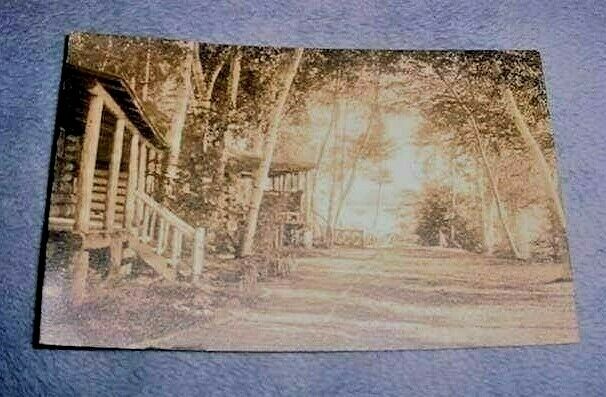 ANTIQUE POSTCARD EAGLE LAKE CAMPS EAGLE LAKE MAINE POSTMARKED 1947