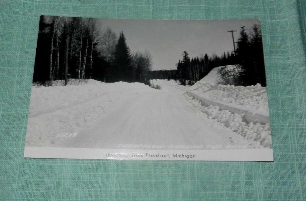 Vintage Greetings From Frankfort, Michigan Postcard