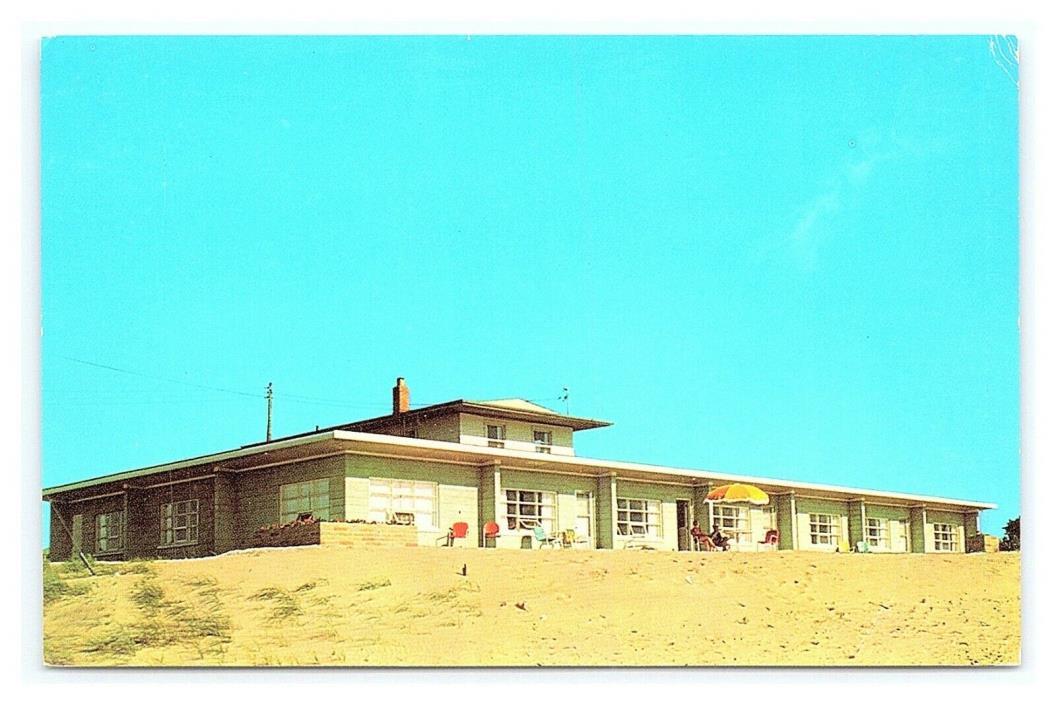 Vintage Postcard Kenny's Lakeshore Motel Lake Michigan Manistee E18