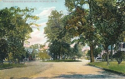 DETROIT MI – Western Grand Boulevard - 1907