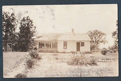 COTTAGE ON LAKE COMFORT WYOMING MINNESOTA 1924 RPPC REAL PHOTO POSTCARD