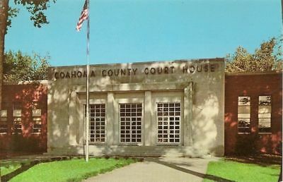 Clarksdale MS Coahoma County Court House Postcard #ds210