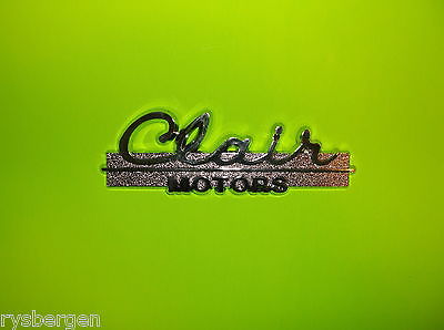 CLAIR MOTORS.   Boston, Ma.   AUTOMOBILE DEALER EMBLEM BADGE.
