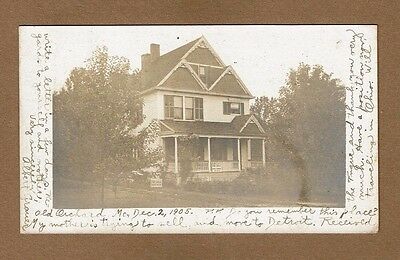 RPPC Old Orchard,MO Missouri, Robert Grauer's Mothers House? per message