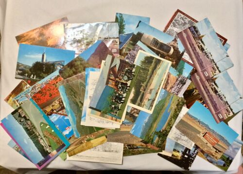 NEW “OLD” VINTAGE U.S. TRIP TRAVEL VACATION ATTRACTIONS POSTCARDS (LOT OF 70)