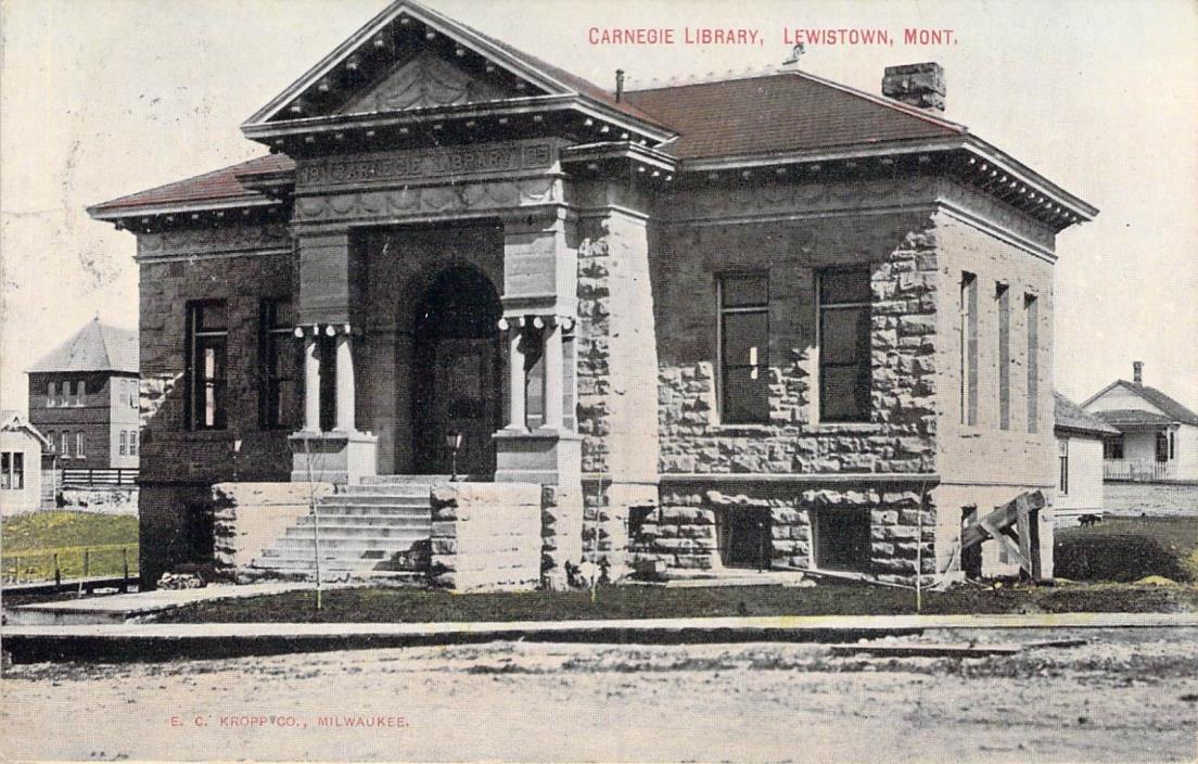 Carnegie Library, Lewistown, Montana, 1909