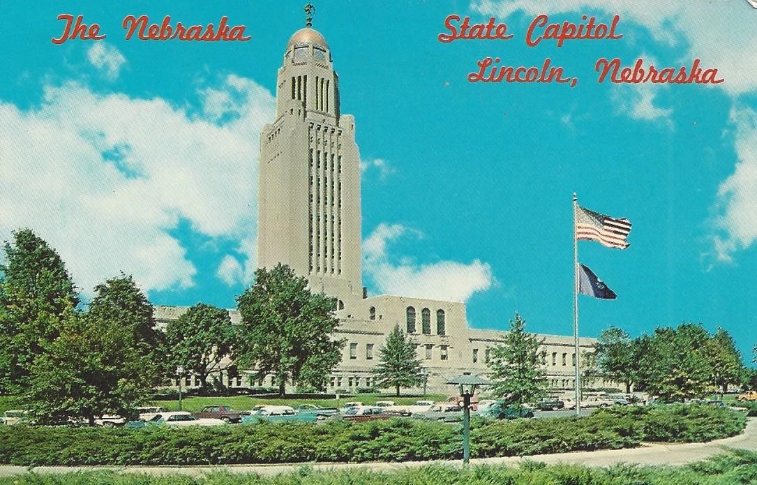 The Nebraska State Capitol, Lincoln, Nebraska Vintage Postcard
