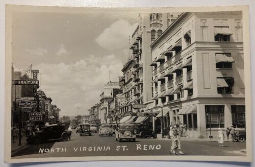 North Virginia St Reno Nev Nevada RPPC