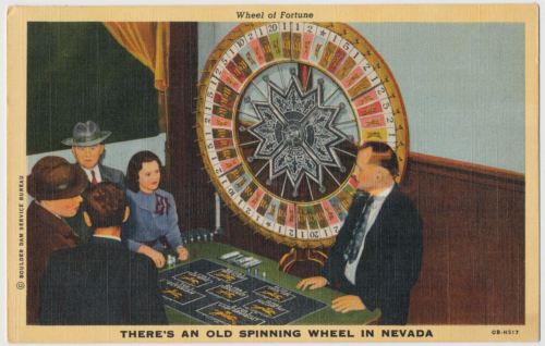Wheel of Fortune! - There's an Old Spinning Wheel in Nevada