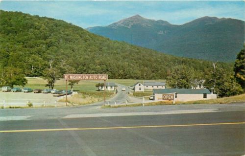 White Mountains NH~Mt Washington Auto Road @ Glen House~1950s