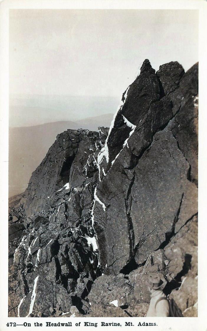 # M970     SHOREY  REAL  PHOTO    POSTCARD,   KING RAVINE, N.H.   # 472