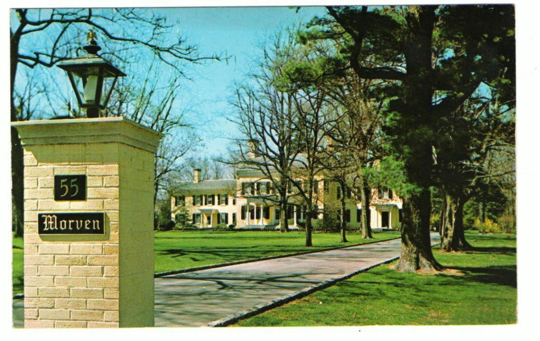 Undated Unused Postcard Governor Morven House Princeton New Jersey NJ