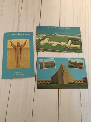 Lot Of 3 New Jersey NJ West End San Alfonso Retreat Postcard Vintage