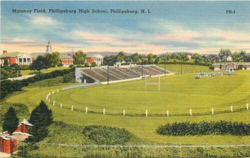 Phillipsburg New Jersey~Phillipsburg High School~Maloney Football Field~1940s
