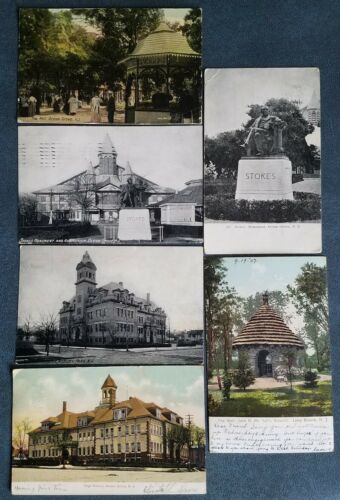 1907 -'13 Stokes, Schools, Well, Ocean Grove New Jersey Monmouth NJ Post Cards