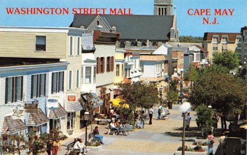 Cape May New Jersey~Washington Street Mall~Shirt Factory~Dover Dress Shop~1970s