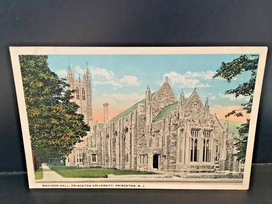 Postcard Madison Hall, Princeton University, Princeton, NJ   Z7