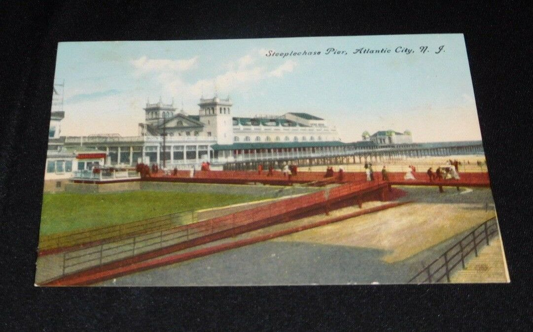 STANDARD POSTCARD STEEPLECHASE PIER, ATLANTIC CITY, NEW JERSEY c.1907-1915