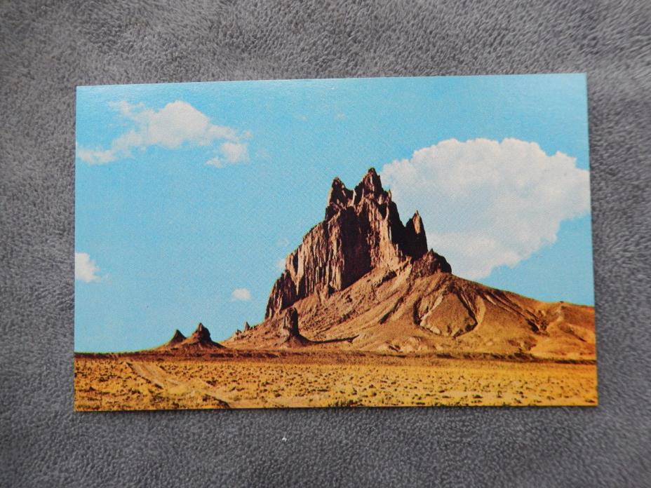 Post Card-SHIPROCK, 1,583 feet above the high-desert plain of the Navajo Nation