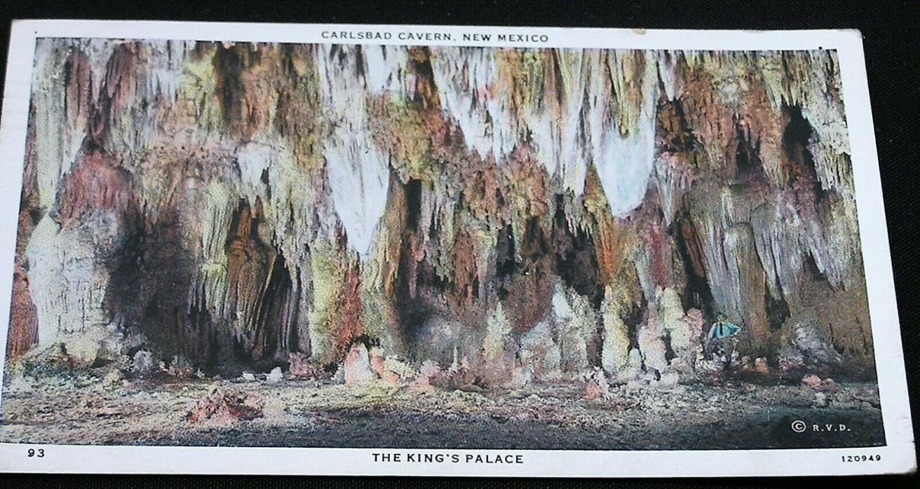 Vtg Pc  New Mexico - Carlsbad Cavern    1937