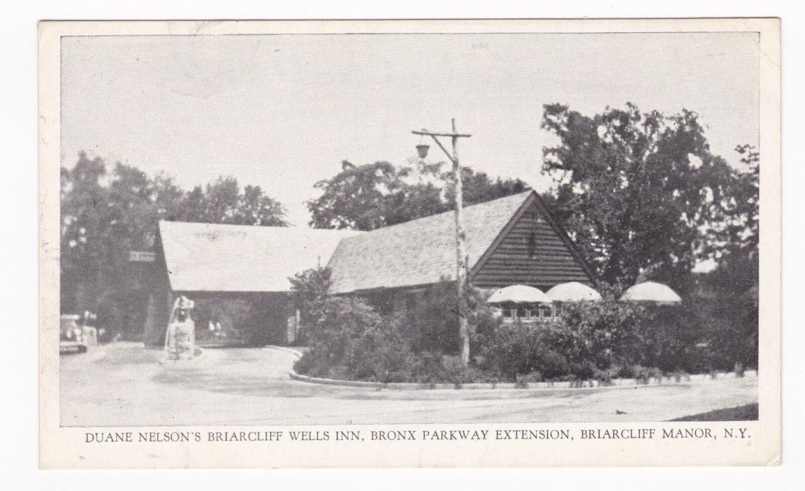 Postcard Briarcliff Wells Inn Briarcliff Manor Bronx Parkway NY