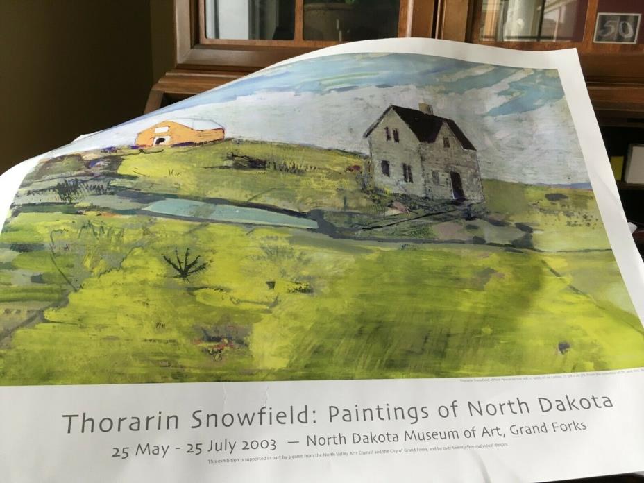 North Dakota famous artist poster