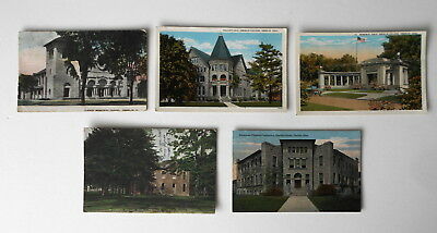 LOT OF  5 OBERLIN  OHIO OH ANTIQUE  POSTCARDS