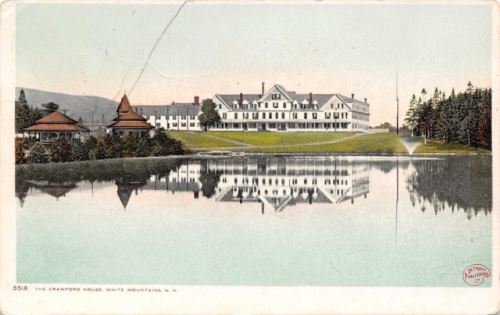 White Mountains New Hampshire~Crawford House Reflection~1911 Detroit Pub Co