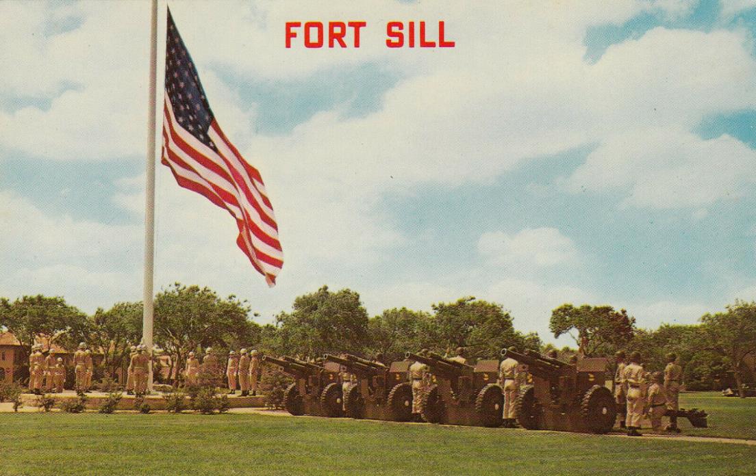 FORT SILL , Oklahoma, 1940-60s; A Salute to the Colors