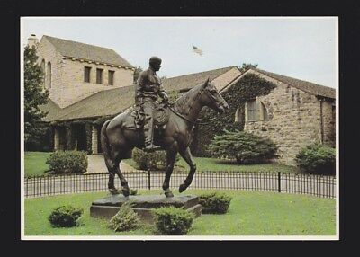 Will Rogers Memorial equestrian statue in bronze Claremore Oklahoma Postcard