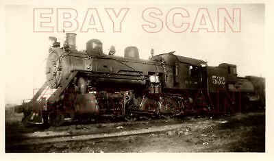 8J377 RP 1941/50s KANSAS CITY SOUTHERN RAILROAD 2-8-0 LOCO #532 SALLISAW OK