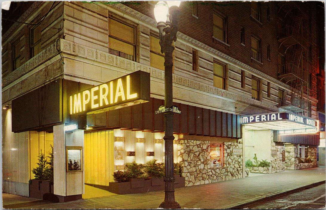 Imperial Hotel Portland Oregon OR Unused Vintage Postcard D76