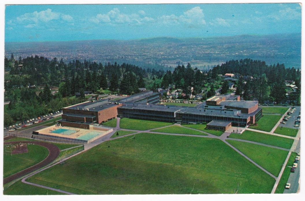 Postcard Wilson High School Aerial View Portland OR  B2
