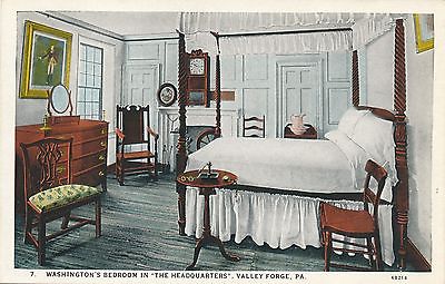 VALLEY FORGE PA – Washington's Bedroom in The Headquarters